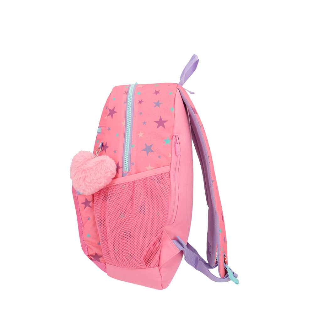 Morral para niñas Bolt rosada