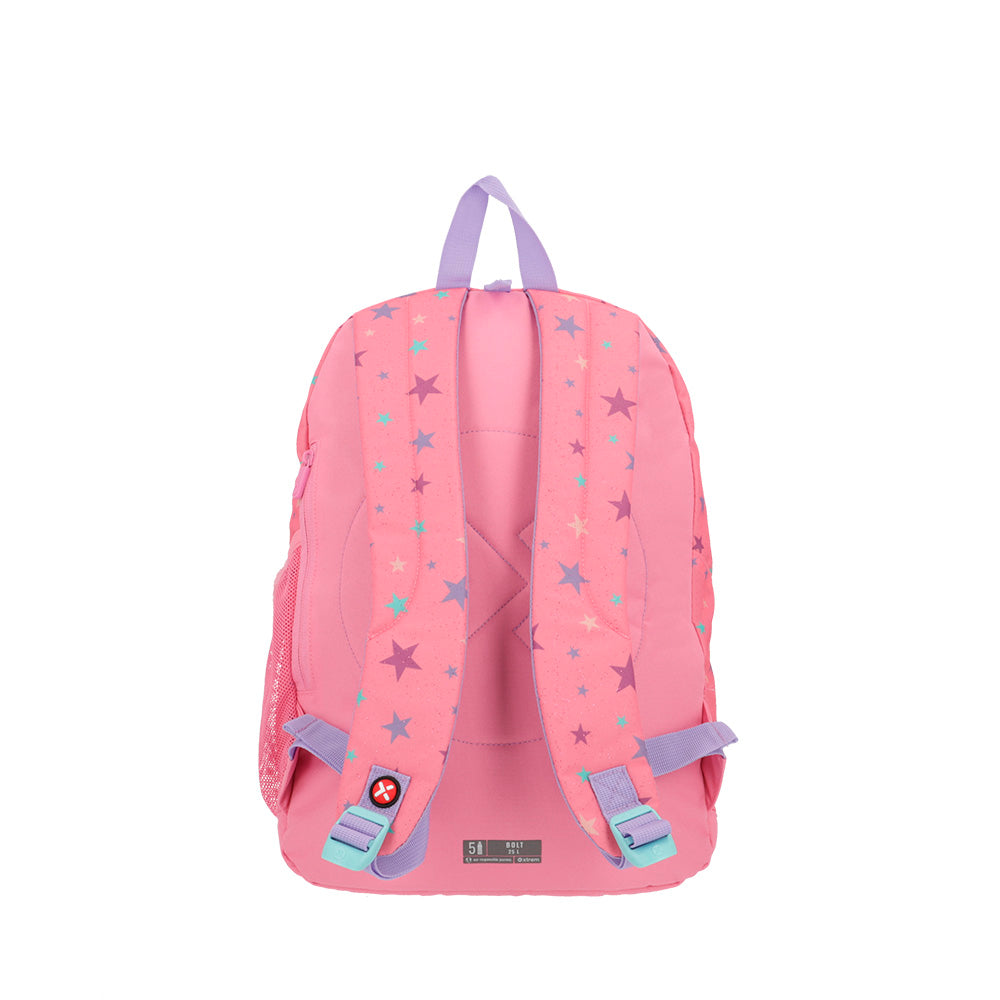 Morral para niñas Bolt rosada