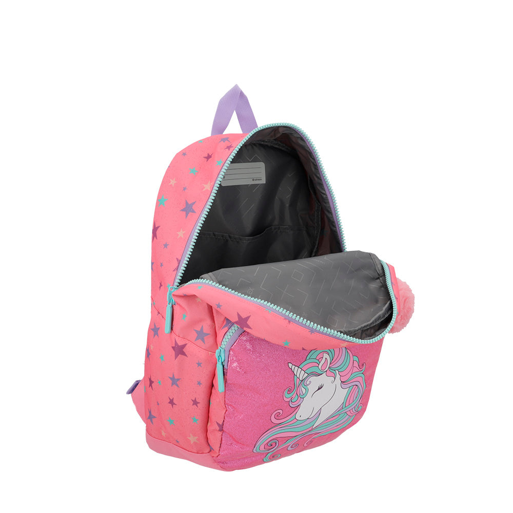 Morral para niñas Bolt rosada