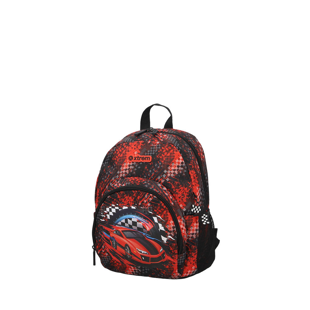 Morral escolar Power Car rojo