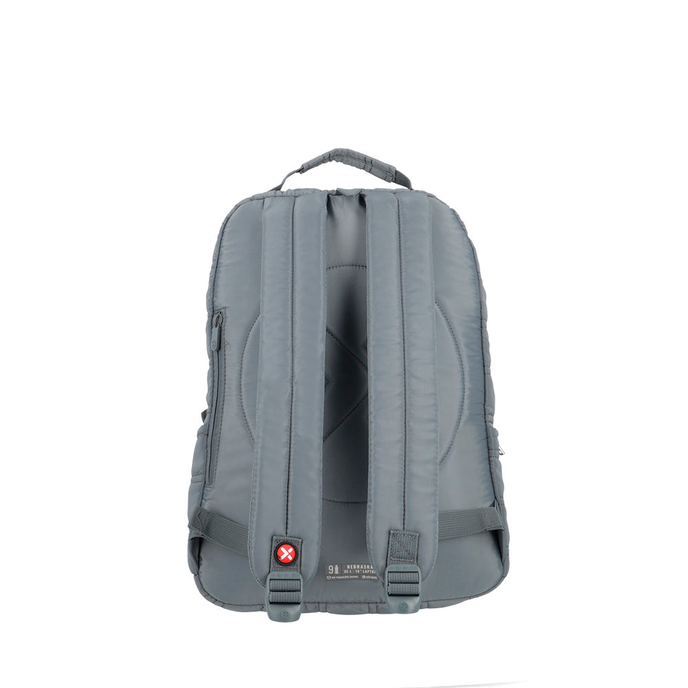 Morral para laptop 16" de mujer Nebraska gris