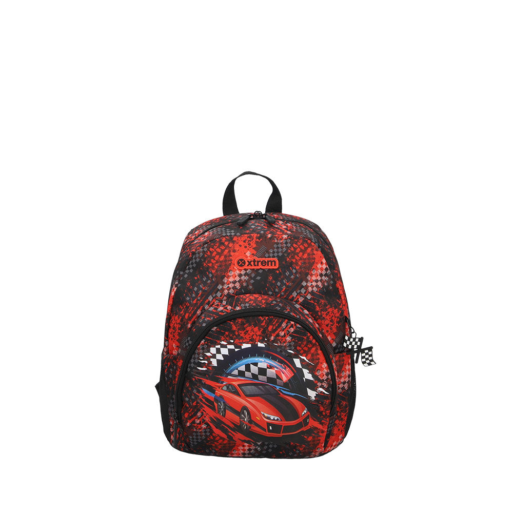 Morral escolar Power Car rojo