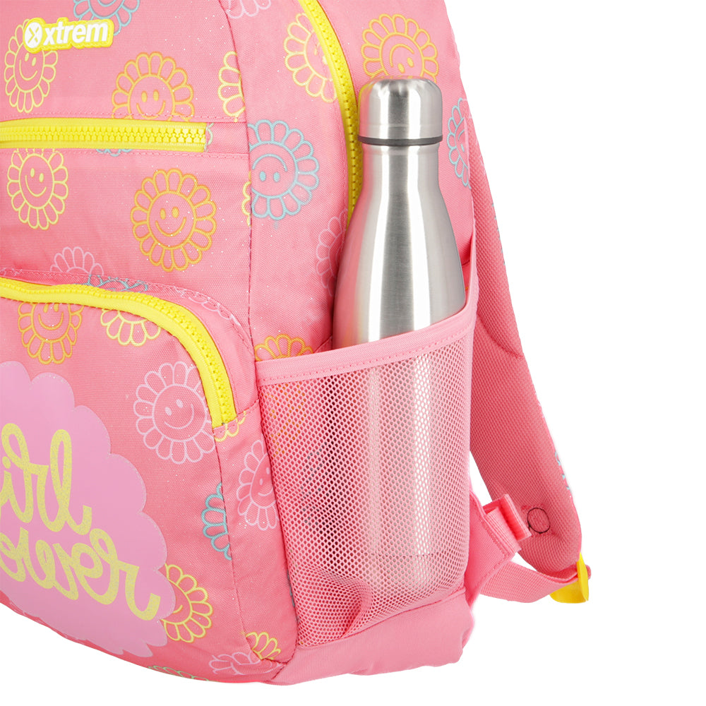 Morral escolar Bolt rosado