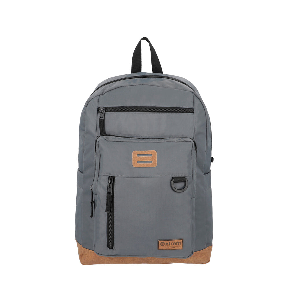 Morral para notebook 16" de hombre New Jersey gris