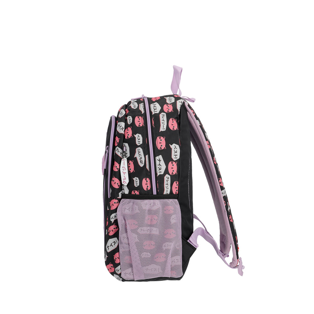 Morral para niñas Logan negra