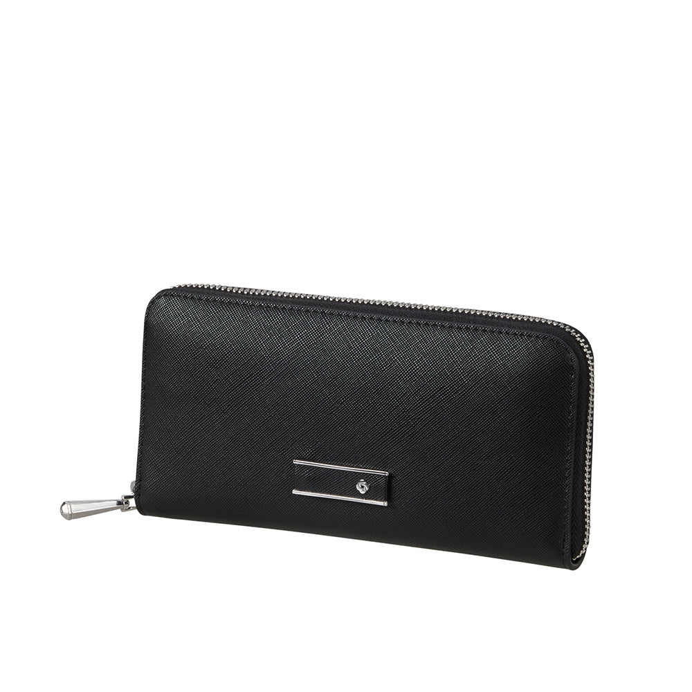 Billetera con monedero ZALIA 3.0 SLG negra