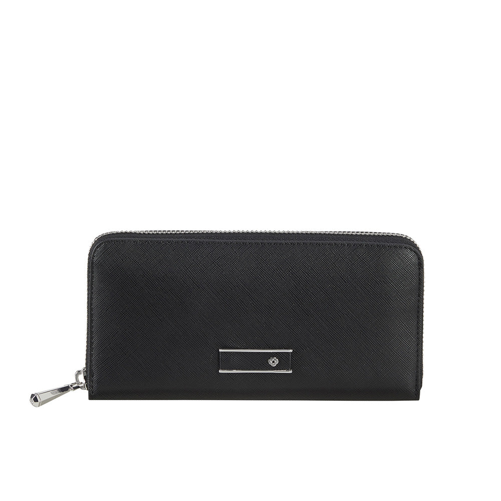 Billetera con monedero ZALIA 3.0 SLG negra