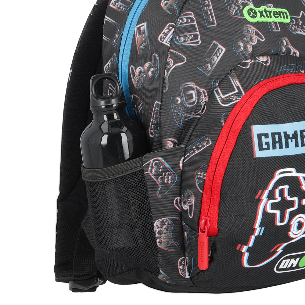 Morral escolar Power Gamer negro