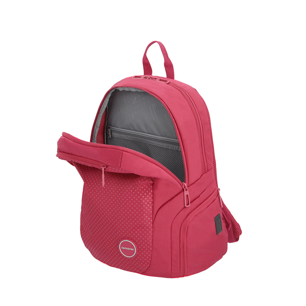 Morral para laptop mujer Acceleration Juliette rosado 17''