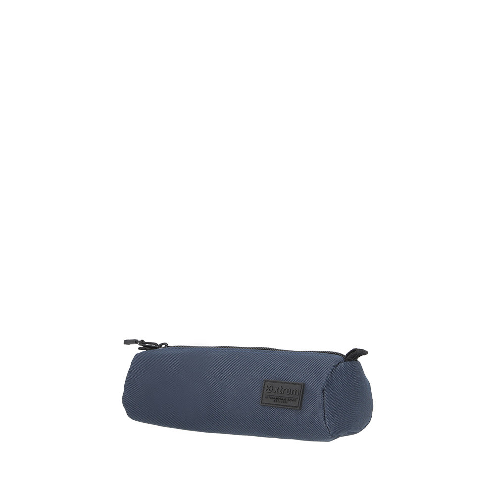 Pack Triple mochila urbana unisex + lonchera + estuche burdeo/azul