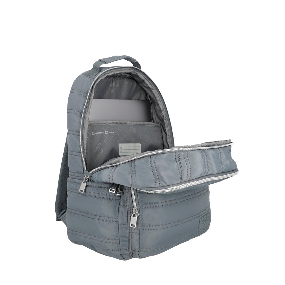 Morral para laptop 16" de mujer Nebraska gris